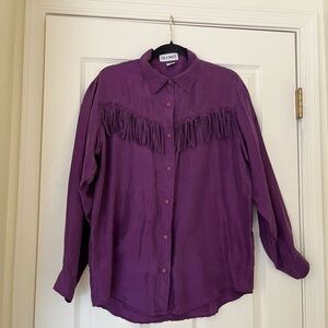Purple Button Down Shirt